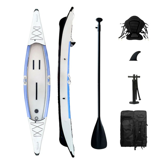 Favorite Single Person Folding Inflatable Kayak Drop stitch Canoe-for Kayaking