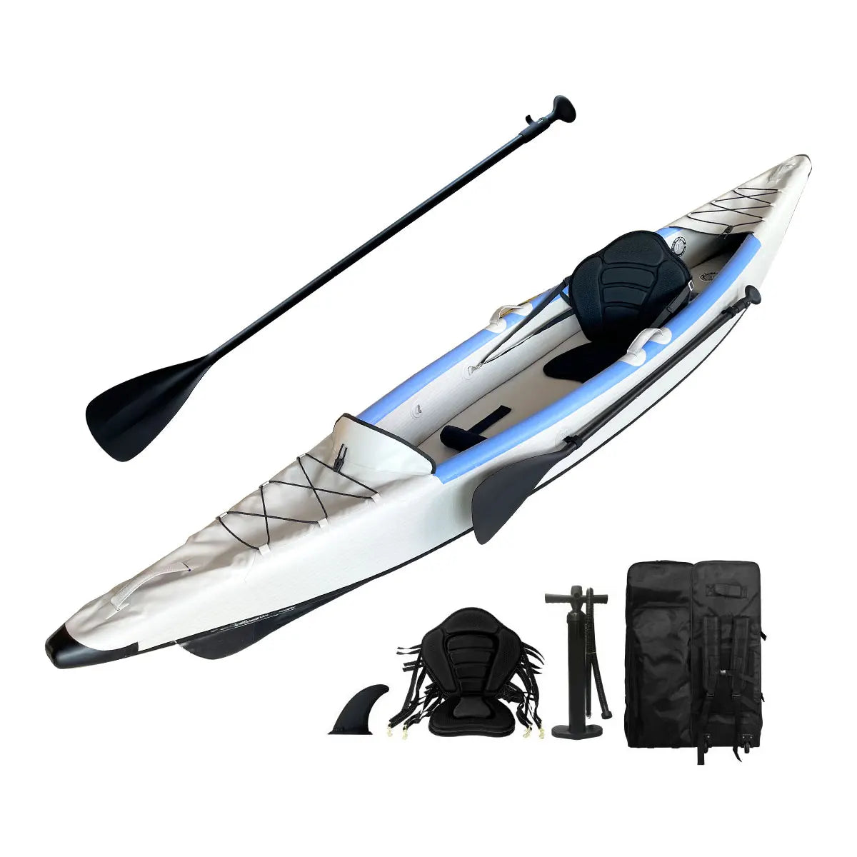 Favorite Single Person Folding Inflatable Kayak Drop stitch Canoe-for Kayaking