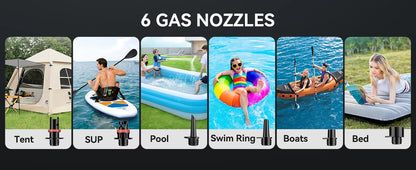Tent Inflator, SUP Inflator, Pool Inflator, Inflatables, Boat inflator, air mattress inflator