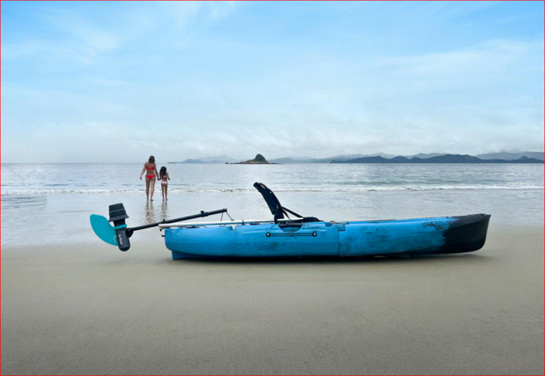 ASIWO U1 Outboard propulsion Long Range Kit.