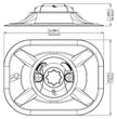 RailBlaza Starport Adhesive Mount - Black