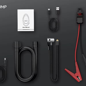 6 in 1 jump starter, pump, light and power bank