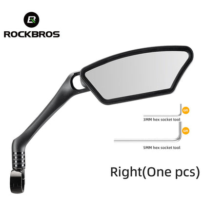 ROCKBROS Bicycle Cycling Rearview Mirror 360° Rotatable Bike Handlebar Mirror