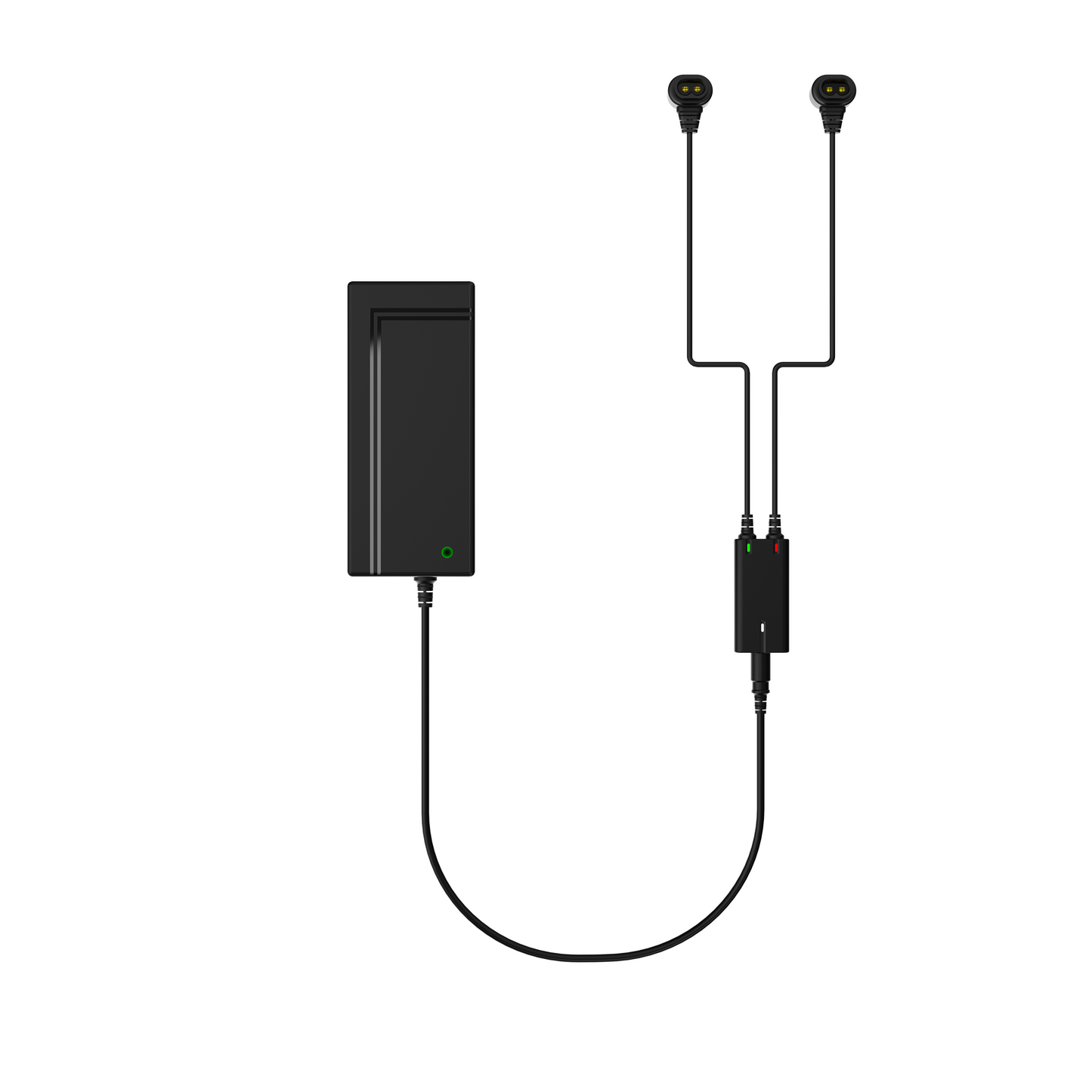 2in1 Battery Charger with Two Charging Ports for Manta Sea Scooter
