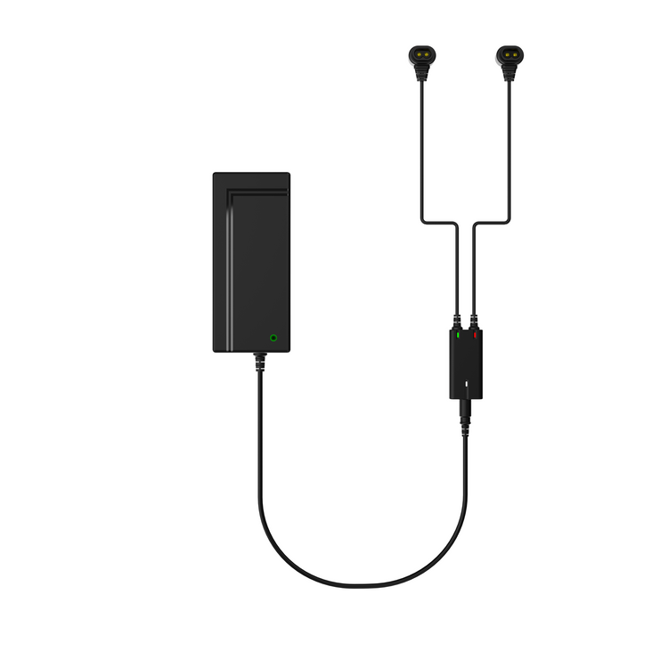 2in1 Battery Charger with Two Charging Ports for Manta Sea Scooter