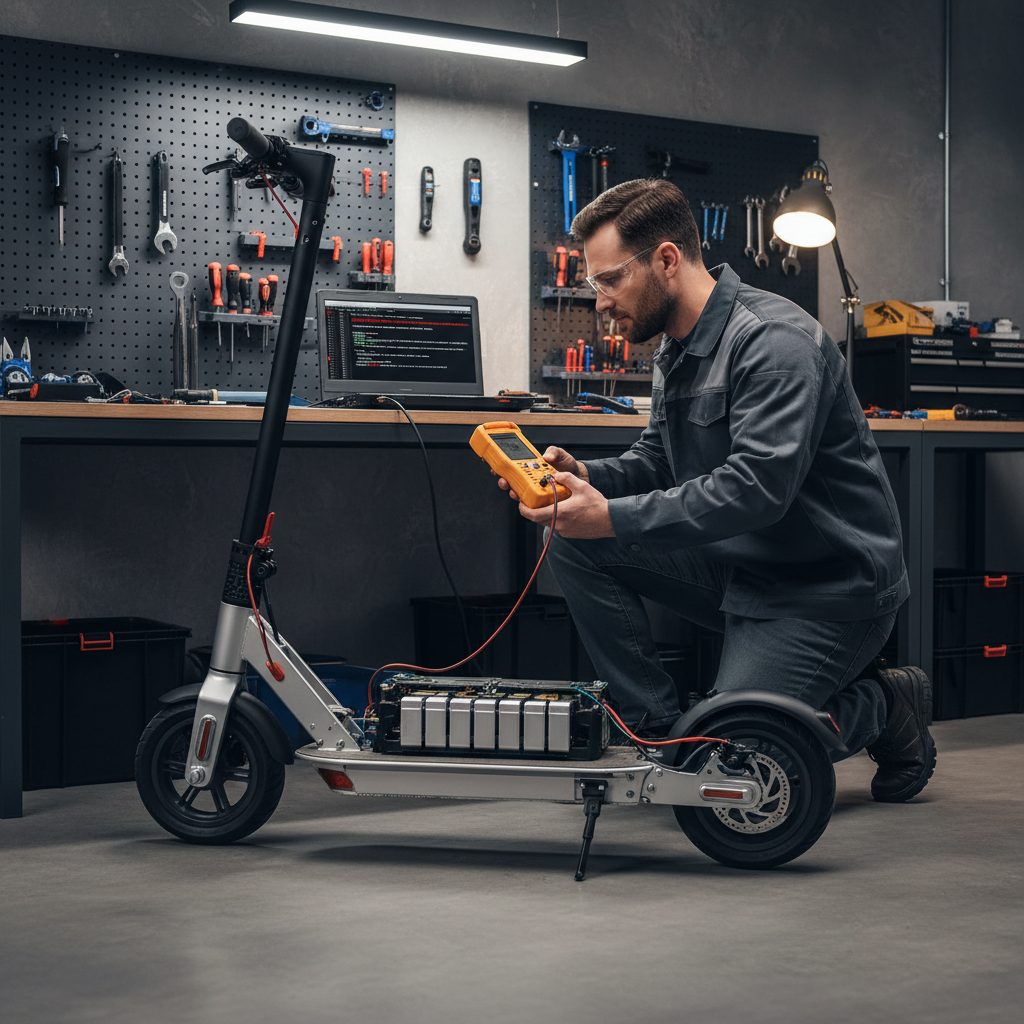E-Scooter or E-Bike Diagnosis.