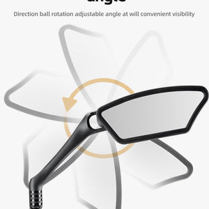 ROCKBROS Bicycle Cycling Rearview Mirror 360° Rotatable Bike Handlebar Mirror