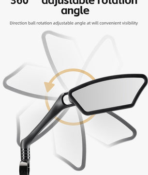 ROCKBROS Bicycle Cycling Rearview Mirror 360° Rotatable Bike Handlebar Mirror