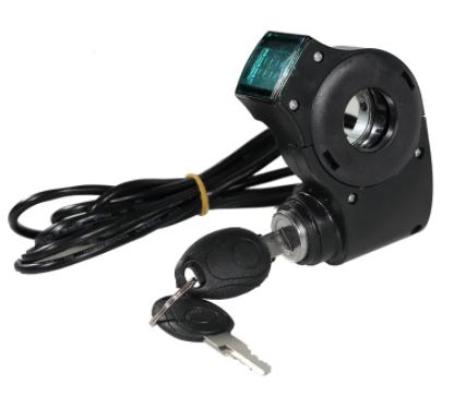 key lock and voltage display
